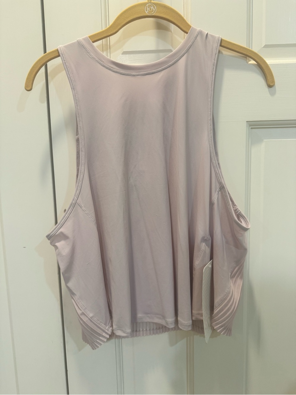 lululemon athletica Pale Lilac Sleeveless Workout Tank